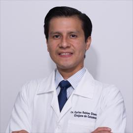 Dr. Carlos César Robles Chóez, Cirugía de Columna Vertebral